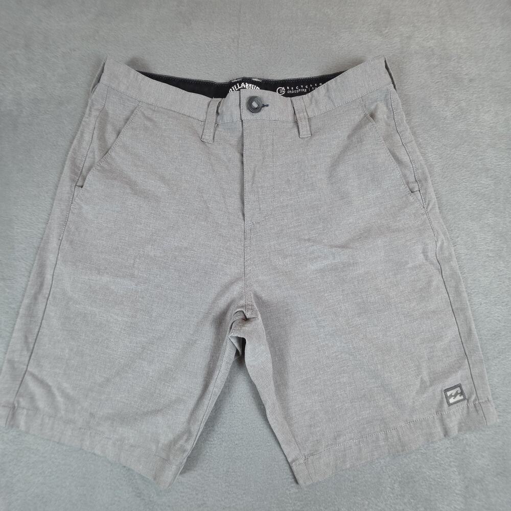 Billabong Crossfire Submersible Shorts Mens 30 Gray Hybrid Stretch Surf Golf